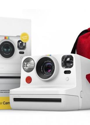 Фотоаппарат моментальной печати polaroid now + сумка - polaroid now camera + pouch