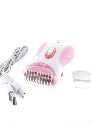 Эпилятор аккумуляторный подзарядка от usb geemy gm-3036