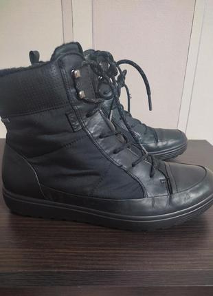 Сапоги зима размер 42 ecco gore-tex черевики