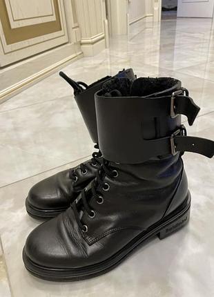 Меховые сапоги baldinini, оригинал