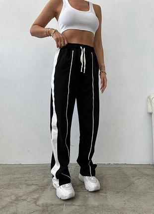 Штани.✔️розміри - 42-44, 44-46, 46-48 ✔️тканина - двонитка кольори: графіт, чорний🔥розпродаж