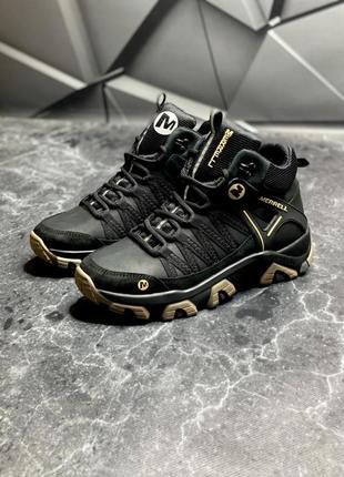 Зимние ботинки merrell черные