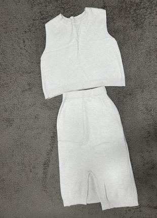 Костюм спідниця/ безрукавка