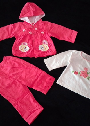 Костюм тройка для девочки3 фото