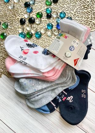 Шкарпетки lidl lupilu для дівчинки 23/26