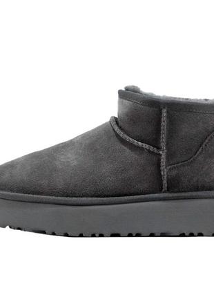 Ugg classic ultra mini platform boot grey / угги / угги