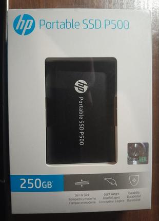 Внешний диск hp p500 на 250 gb