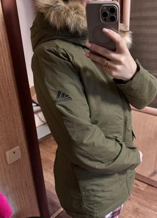 Hooded parka adidas  жіноча зимова куртка парка
