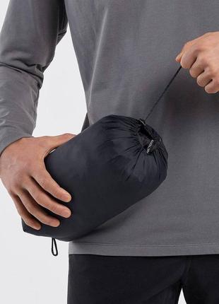 Пуховик arcteryx thorium hoody - black