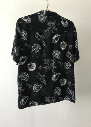 Гавайська сорочка asos чорного кольору, розмір m3 фото