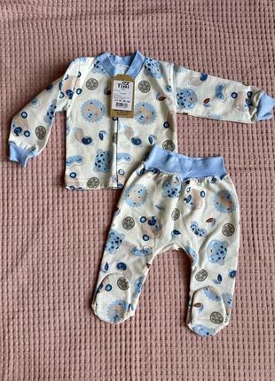 Костюмчик хлопок на байке р. 68