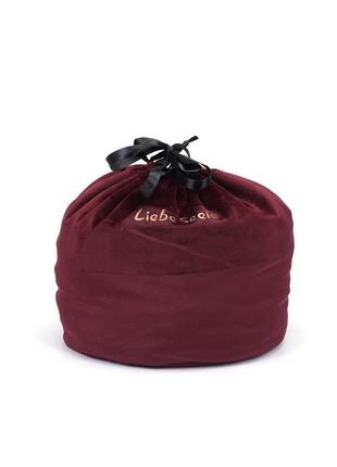 Мешочек для хранения игрушек liebe seele wine red large storage bag cylindrical