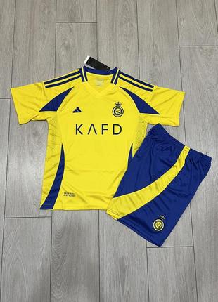 Детская футбольная форма верналдо аль наср адидас для детей ronaldo adidas al nassr2 фото