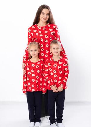 Теплая новогодняя пижама с оленями, новогодняя пижама фемил, новогодняя пижама для всей семьи