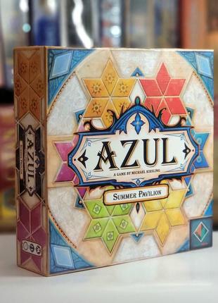 Настільна гра азул літній палац + правила українською / azul summer pavilion