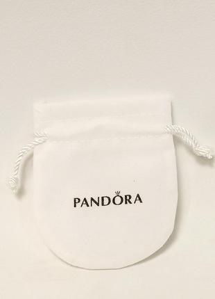 Мешочек подарочный для браслетов pandora белый