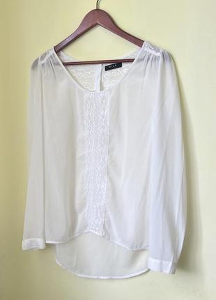 Жіноча блуза білого кольору від італійського виробника villa l розміру