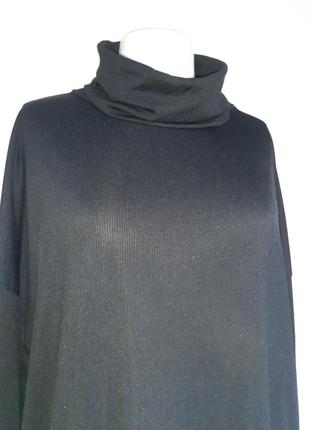 Женский черный свитер в рубчик boohoo3 фото