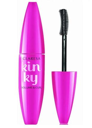 Туш для вій claresa bedroom eye чорний підкручування та потовщення