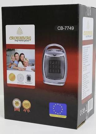 Тепловентилятор керамический обогреватель crownberg 3