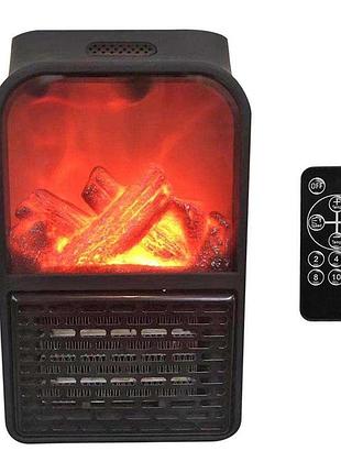 Портативный обогреватель без пульта flame heater (500 вт) экономный