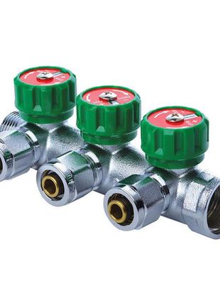 Коллектор вентильный с фитингом koer kr.1121-3 3/4”x3 ways (kr2651)