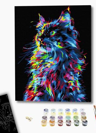 Картина за номерами "магічний котик", картина за номерами "bsb0021", 40x50 см