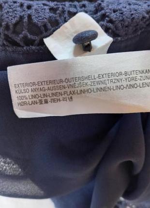 Massimo dutti нова   льон  вишивка мережево 7