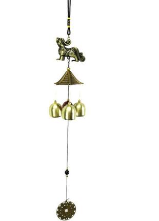Подвеска с цылинем колокольчик с цылинем подвеска фен шуй декоративная подвеска для интерьера