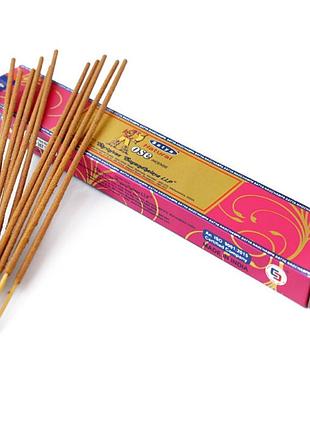 Satya natural rose индийские ароматические палочки благовонии с приятным ароматом сатия роза 15 грам