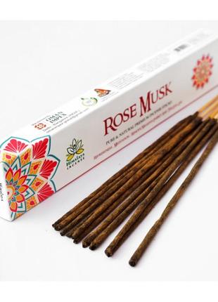 Himalaya mandala индийские ароматические палочки благовонии с приятным ароматом роза муск 15 грам