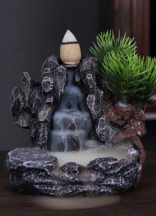 Підставка рідкий дим сосни на горі керамічна підставка для ароматичних конусів зворотного потоку