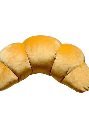 Мягкая игрушка круасан размер 55 см очаровательная игрушка для ребёнка плюшевая приятная ткань