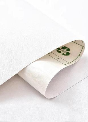 Самоклейна екошкіра в рулоні 1.37*1m*0.5mm white (d) sw-00001166