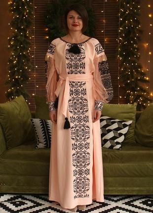 Вишита сукня "луїза" pj-0059