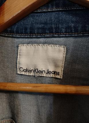 Джинсовая куртка джинсовка пиджак calvin klein