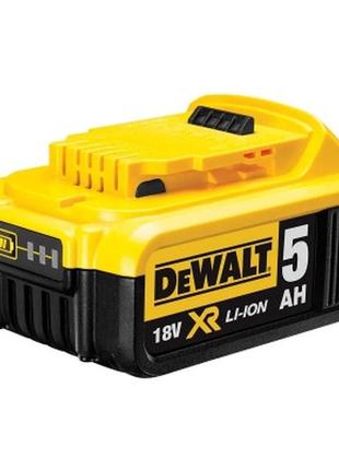Аккумулятор к электроинструменту dewalt 18 в, 5 ач, время зарядки 50 мин, вес 0.65 кг (dcb184)