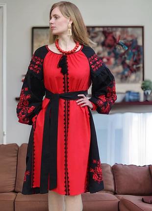 Вишита сукня "клара" pj-0065