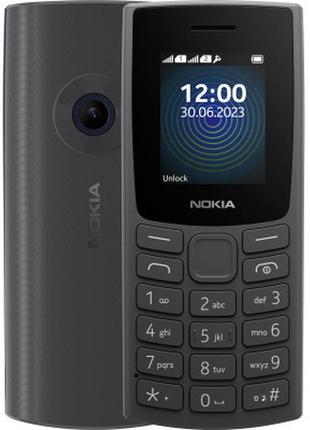 Мобильный телефон nokia 110 ds 2023 charcoal (1gf019fpa2c01)