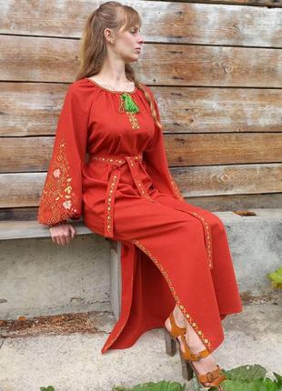 Вишита сукня "клео" pj-0068