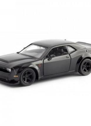 Машина uni-fortune dodge challenger черный (554040м)