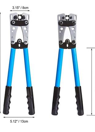 Клещи для обжима контактов (кримпер) + наконечники 60 шт.( 16663 )