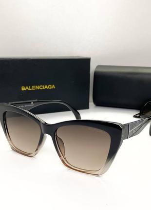 Женские солнцезащитные очки balenciaga (06110) black