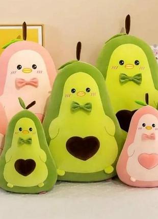 Мягкая игрушка авокадо подушка обнимашка, 50 см