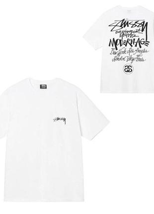 Футболка bape x stussy