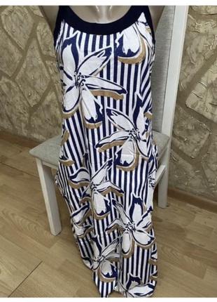 Платье сарафан женское летнее трикотажное2 фото