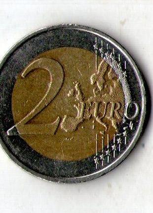 Італія — італія 2 євро, 2005 1 рік із моменту підписання європейської конституції no19432 фото