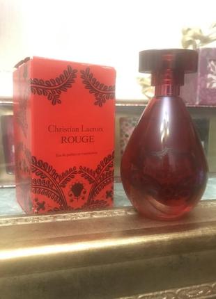 Парфумована вода christian lacroix rouge 50 ml