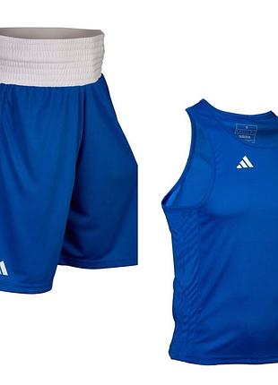 Боксерская форма adidas olympic 2024 | синяя | adidas adiiba23tm adiiba23sm