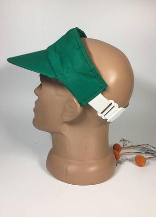 Козирок від сонця зелений сонцезахисний тканина котонова котон н070,1  козирок від сонця колір зелен